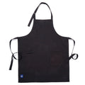 Cotton Full Black Apron (Pack of 1)