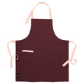 Cotton Maroon Apron (Pack of 1)