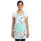 Printed Cotton Terrazzo Mint Apron (Pack of 1)