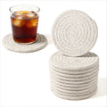 Cotton Off White Coaster