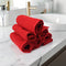 Cotton Red Bath Towel (Pack of 6)