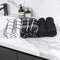 Cotton Black Combo-1 Bath Towel (Pack of 6)