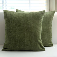 chenille throw cushion covers