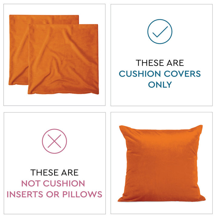 velvet throw cushion covers