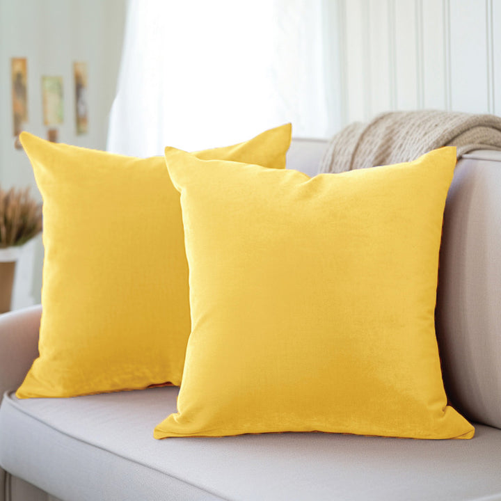 velvet throw cushion covers