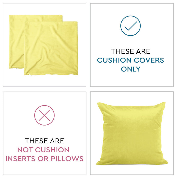 velvet throw cushion covers