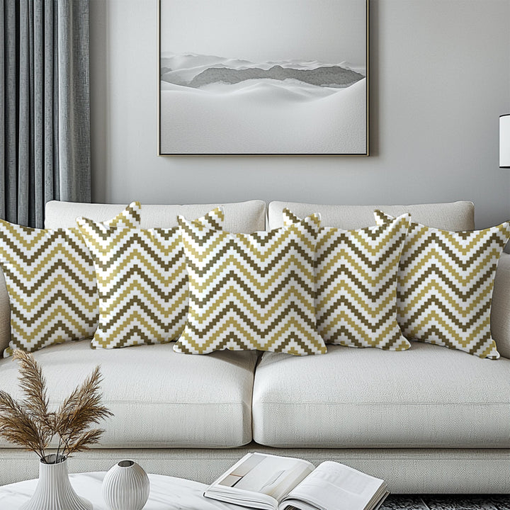 Micro Chevron Cushion Cover