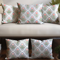 Micro Light Grey Cushion Cover