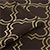 Blackout Polyester Trellis Coffee Cushion Cover (Pack of 2)