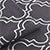 Blackout Polyester Trellis Grey Cushion Cover (Pack of 2)