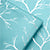 Blackout Polyester Twigs Teal Cushion Cover (Pack of 2)