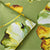 Blackout Polyester Gingko Green Cushion Cover (Pack of 2)