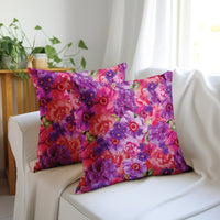 Blackout Polyester F2 Pink Cushion Cover (Pack of 2)