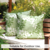 Blackout Polyester L2 Green Cushion Cover (Pack of 2)