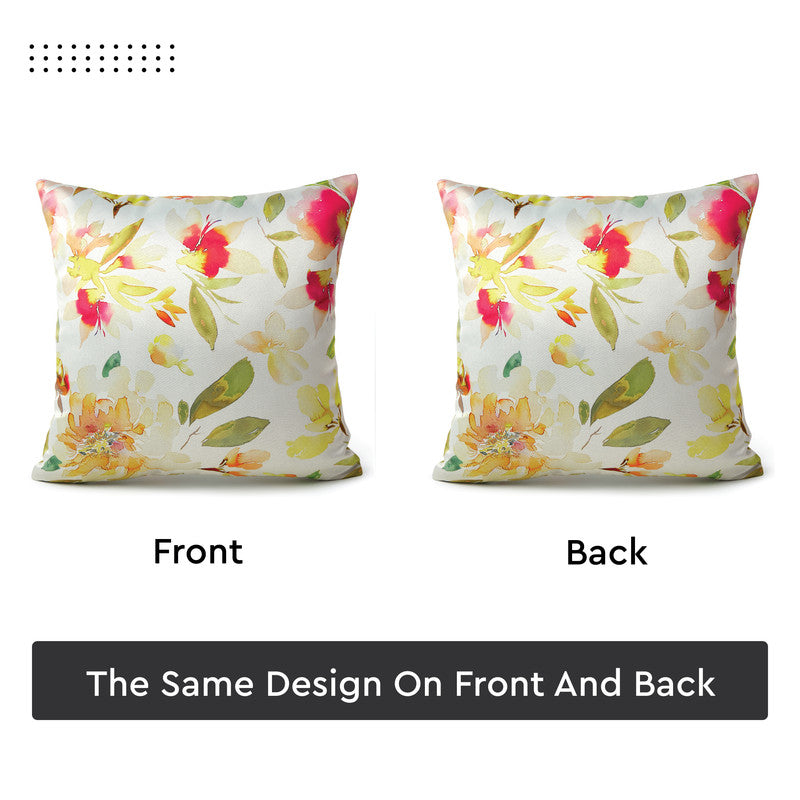 Blackout Polyester F1 Sunshine Cushion Cover (Pack of 2)