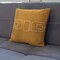 Dupion Silk Chain Gold Cushion Cover (Pack of 2)