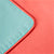 Cotton Egg Blue+Coral Cushion Cover (Pack of 2)