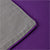 Cotton Grey+Purple Cushion Cover (Pack of 2)