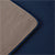 Cotton Navy+Beige Cushion Cover (Pack of 2)