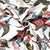 Polyester Chintz Red Table Cloth (Pack of 1)