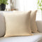 Jute Cherry Cream Cushion Cover (Pack of 2)