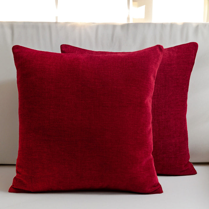 chenille throw cushion covers