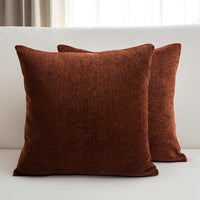 chenille throw cushion covers