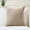 Chenille Solid Sand Cushion Cover (Pack of 1)