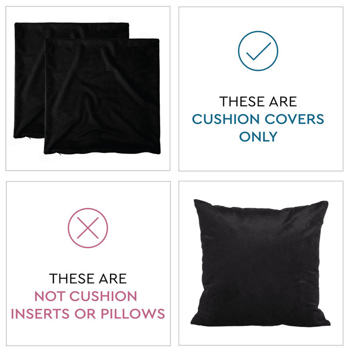 velvet throw cushion covers