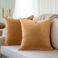 velvet throw cushion covers