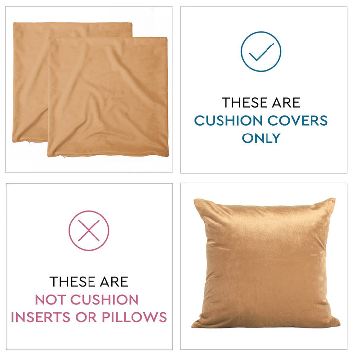 velvet throw cushion covers