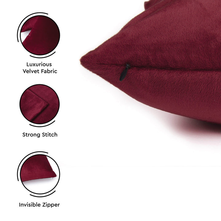 velvet throw cushion covers