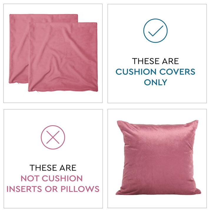 velvet throw cushion covers