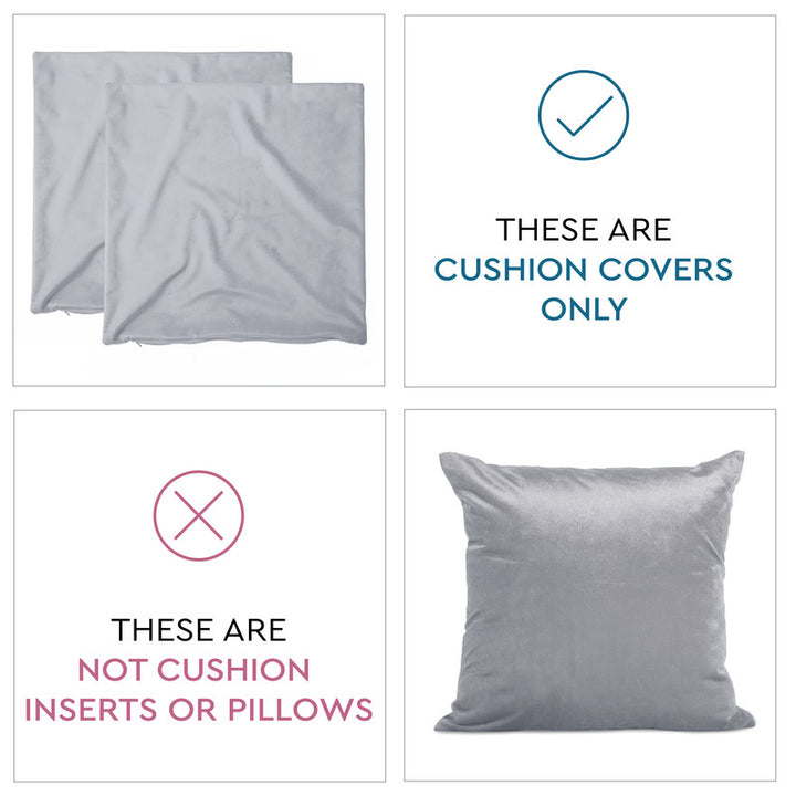 velvet throw cushion covers