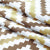 Polyester Chevron 1 Beige Curtain (Pack of 2)