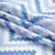 Polyester Chevron 1 Blue Curtain (Pack of 2)