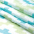 Polyester Chevron Green Curtain (Pack of 2)