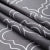 Polyester Trellis Grey Curtain (Pack of 2)