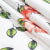 Polyester Hibiscus Curtain (Pack of 2)
