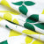 Polyester Leaves Curtain (Pack of 2)