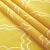Polyester Trellis Yellow Curtain (Pack of 2)