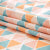 Polyester Triangles Apricot Curtain (Pack of 2)