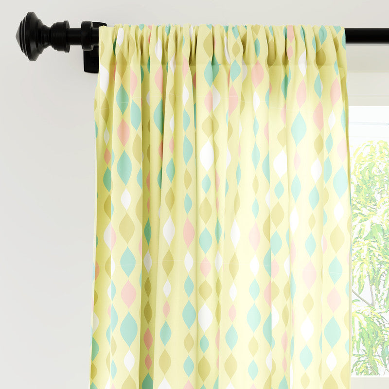 polyester long door curtains