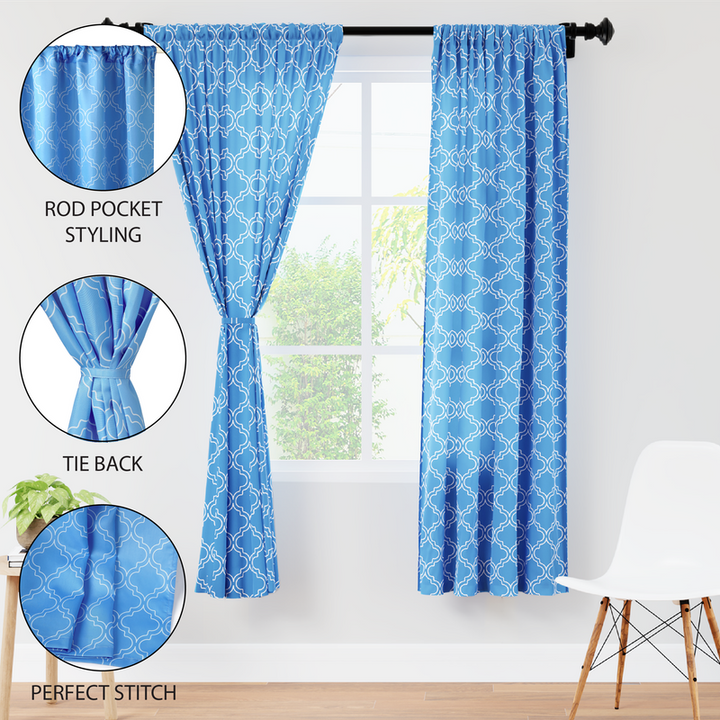 polyester window curtains