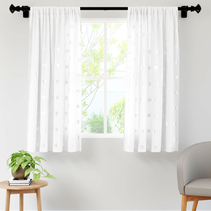 polyester window curtains