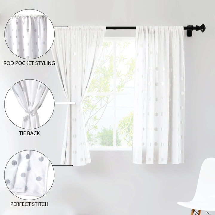 polyester window curtains