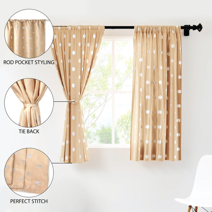 polyester window curtains