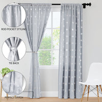 polyester long door curtains