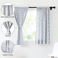 polyester window curtains