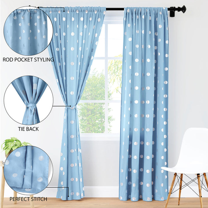 polyester long door curtains